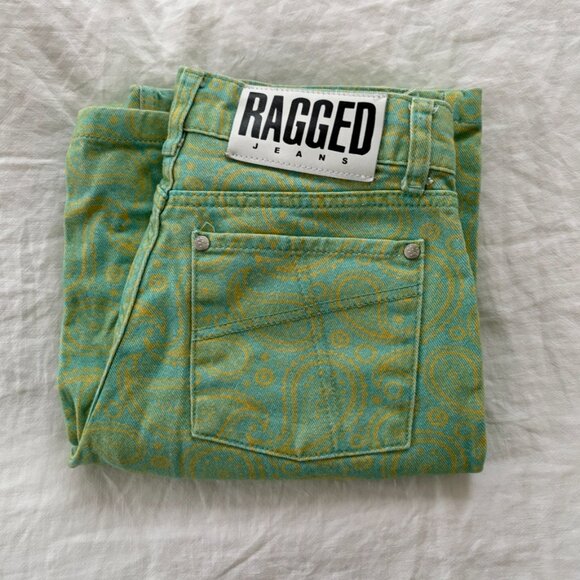 The Ragged Priest Denim - Ragged Priest Paisley Print Jeans